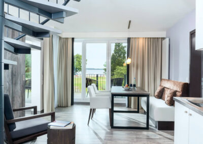Apartment with upscale furnishings